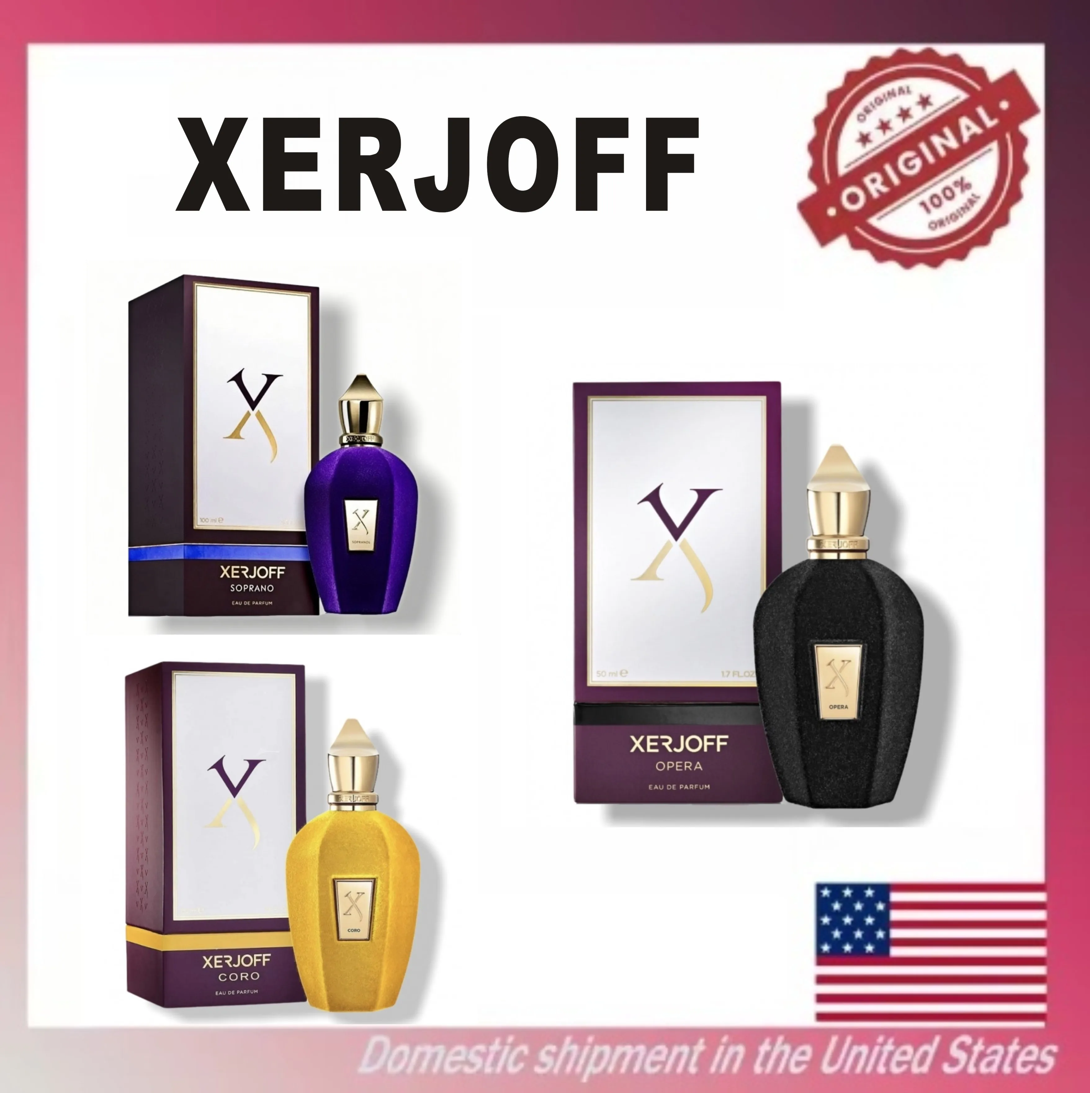 Xerjoff V Series Eau de Unisex Parfum, fragancia duradera 3,4 OZ (100 ml) Es el regalo perfecto de Halloween, regalo de Navidad