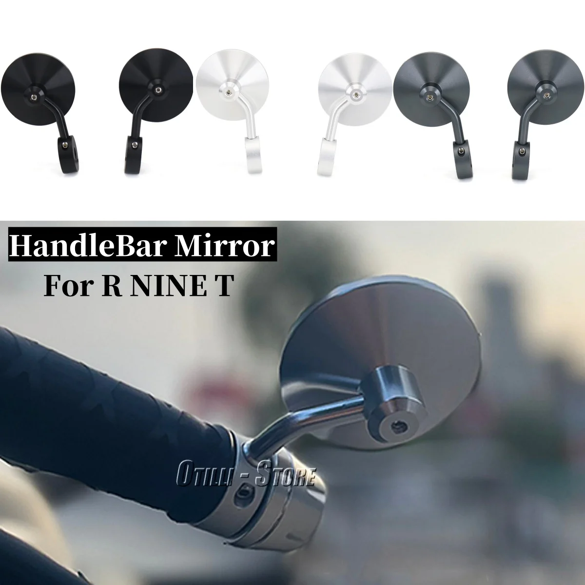 

RNINET мотоциклетные регулируемые зеркала на руль, антибликовые зеркала заднего вида для BMW RnineT R NINE T Scrambler Racer Pure Urban R9T