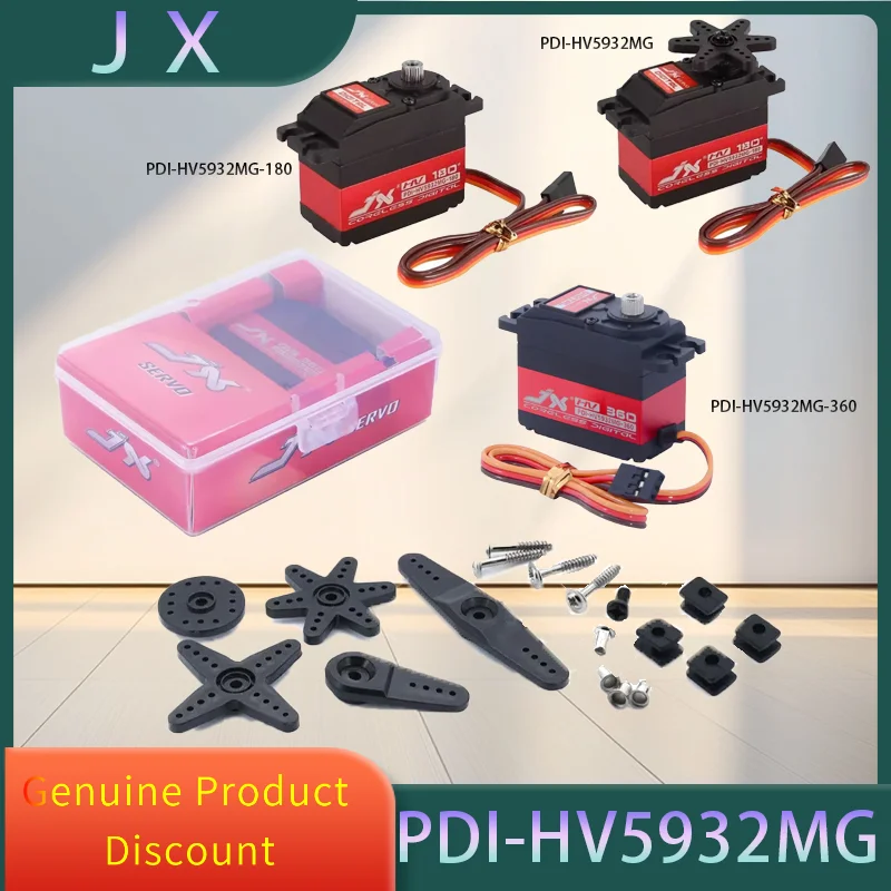 

JX Servo PDI-HV5932MG 32KG Torque Metal Gear Standrd Digital Coreless Servo RC Model DIY