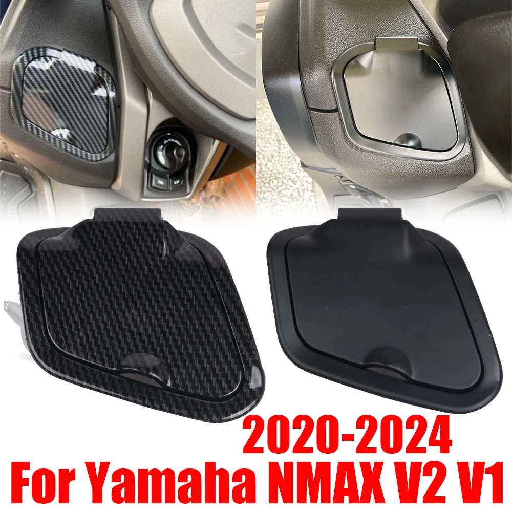 For Yamaha Nmax V2 N-MAX NMAX155 NMAX125 2020 - 2024 Accessories Tool Box Storage Cover Lid Side Pocket Cover Charger Waterproof