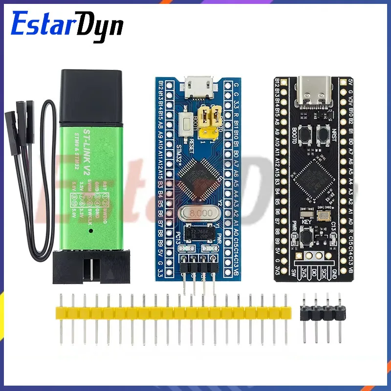 Original ST-LINK V2 Simulator Download Programmer Original STM32F103C8T6  STM32 Minimum System Development Board STM32F401 / 411