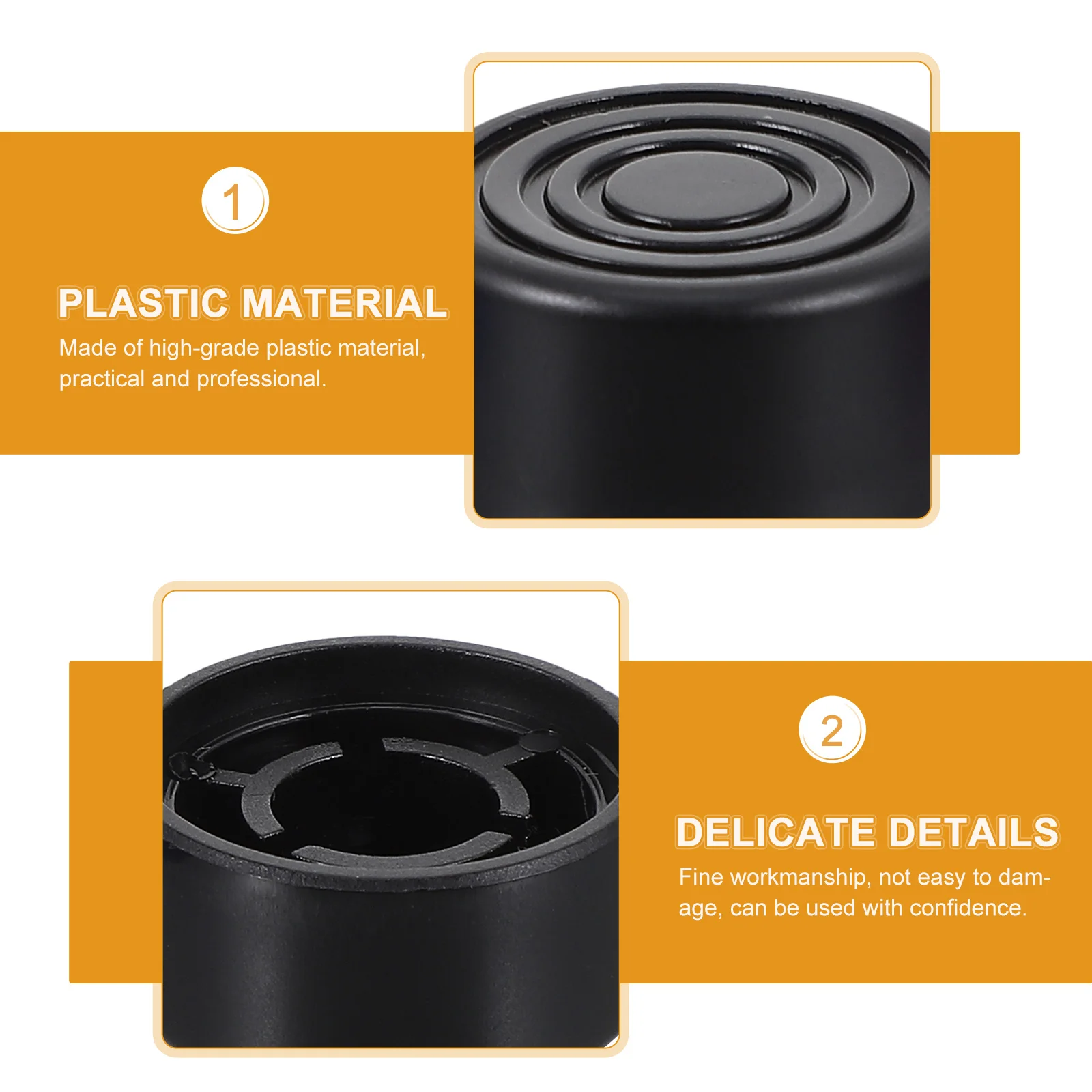 

Yardwe 6Pcs Guitar Pedal Caps Footswitch Protectors Smooth Accessories for Electric Guitar Enthusiasts Easy to Carry