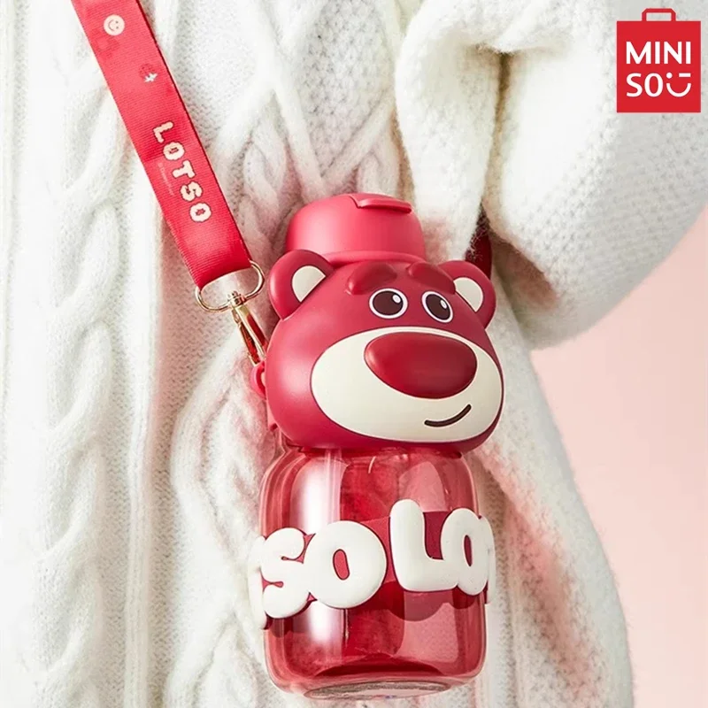 MINISO Disney Series Hug Space Cup Anime Lotso Handy  Large Capacity Cute Drink Juice  Children's Toy Birthday Gift