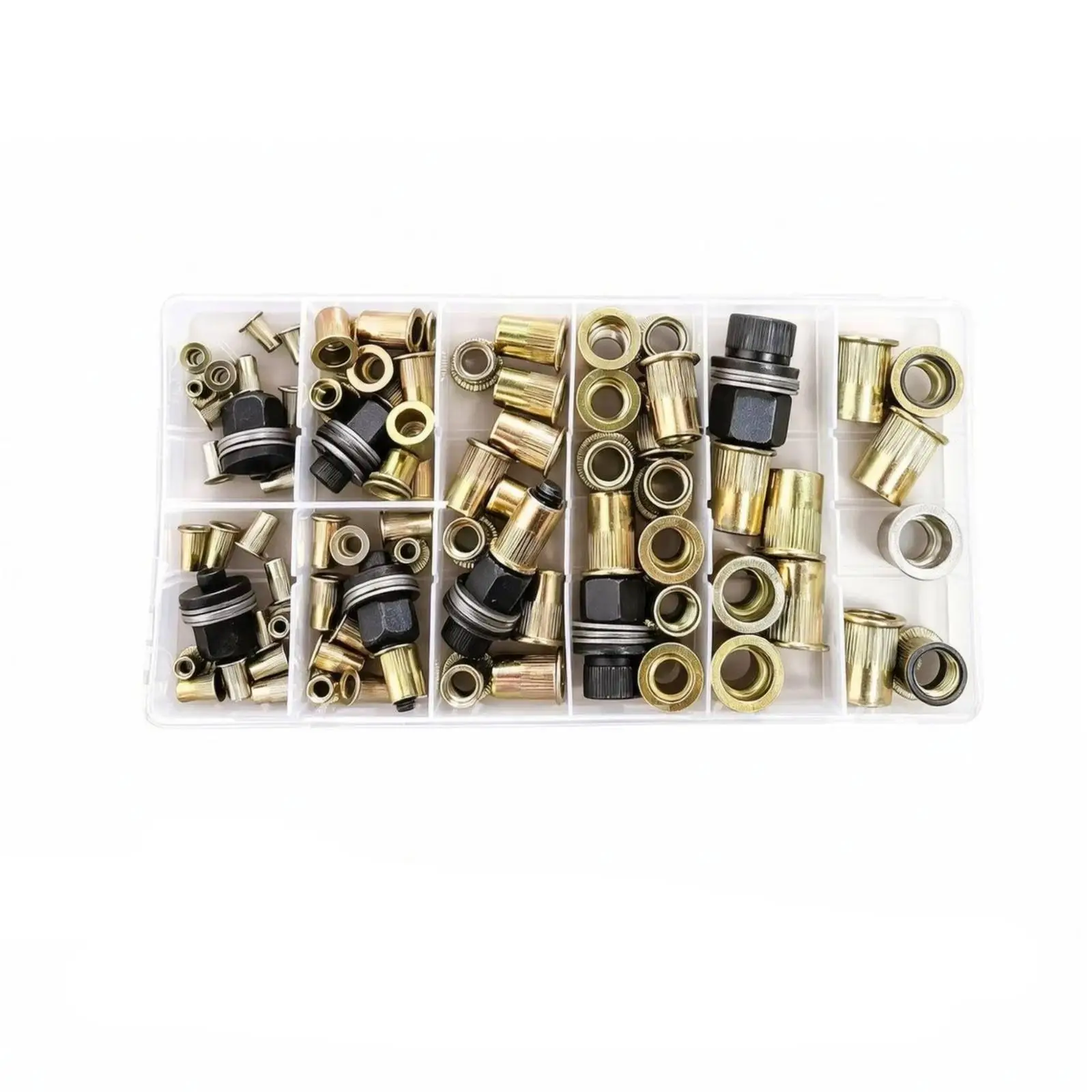 Permanent Threaded Fastener Rivet Nut Set for Car Body Panel Work and General Workshop Tasks M3-M12