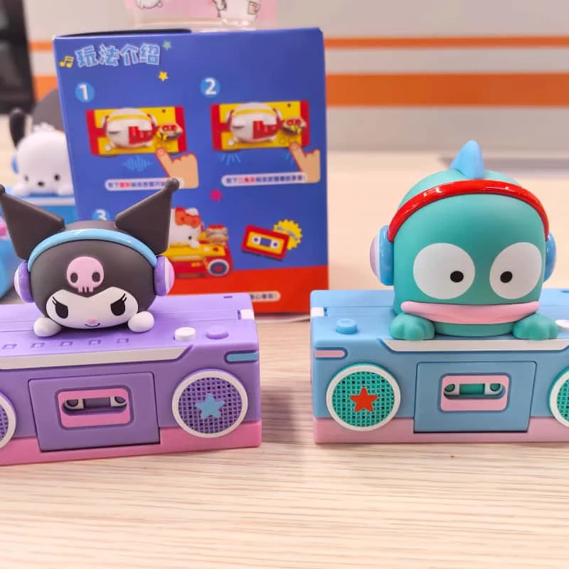 

New Original Sanrio Vintage Radio Blind Box Cute Trendy Collectible Figurine Desktop Ornament Decoration Toy Girl Holiday Gifts