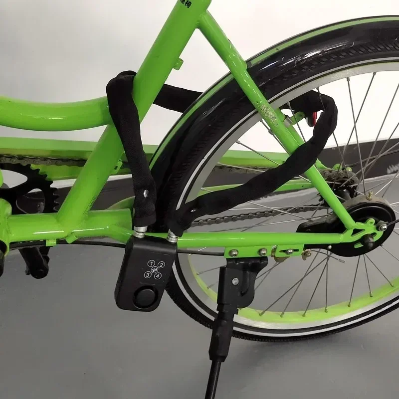 قفل دراجة مضاد للسرقة مع سلسلة مفاتيح ، قفل أمان للدراجات النارية ، قفل سكوتر ، أداة معدنية