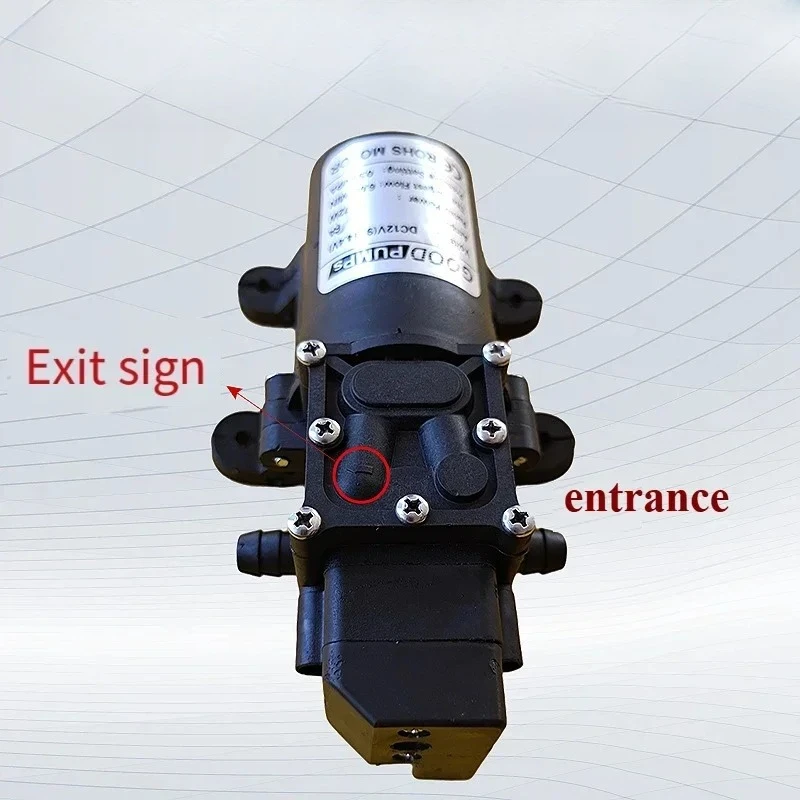

Новый самовсасывающий распылительный насос мощностью 60 Вт, бустерный мембранный насос постоянного тока 12 В, с клапаном обратного расхода, подходит для промышленного использования