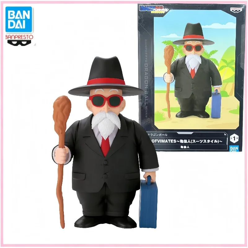 

【In Stock】Original BANDAI Dragon Ball Muten Roshi Sofvimates Suit Style Action Figure BANPRESTO PVC Model Collection Doll