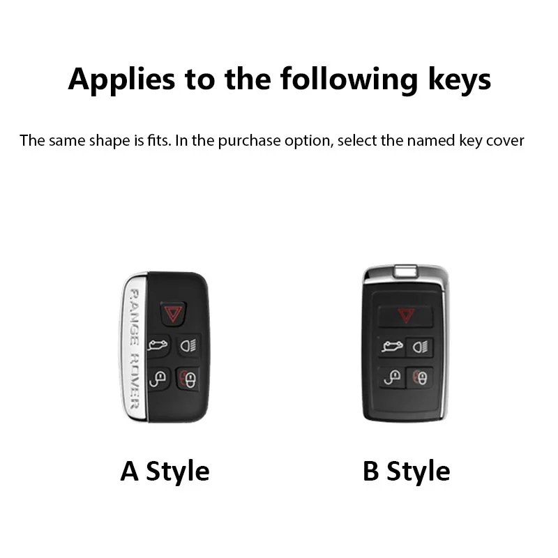 Car Key Case Cover for Land Rover A9 Range Rover Sport Evoque Freelander 2 Velar Jaguar XE XJ XJL XF V1 E-PACE Car Accessories