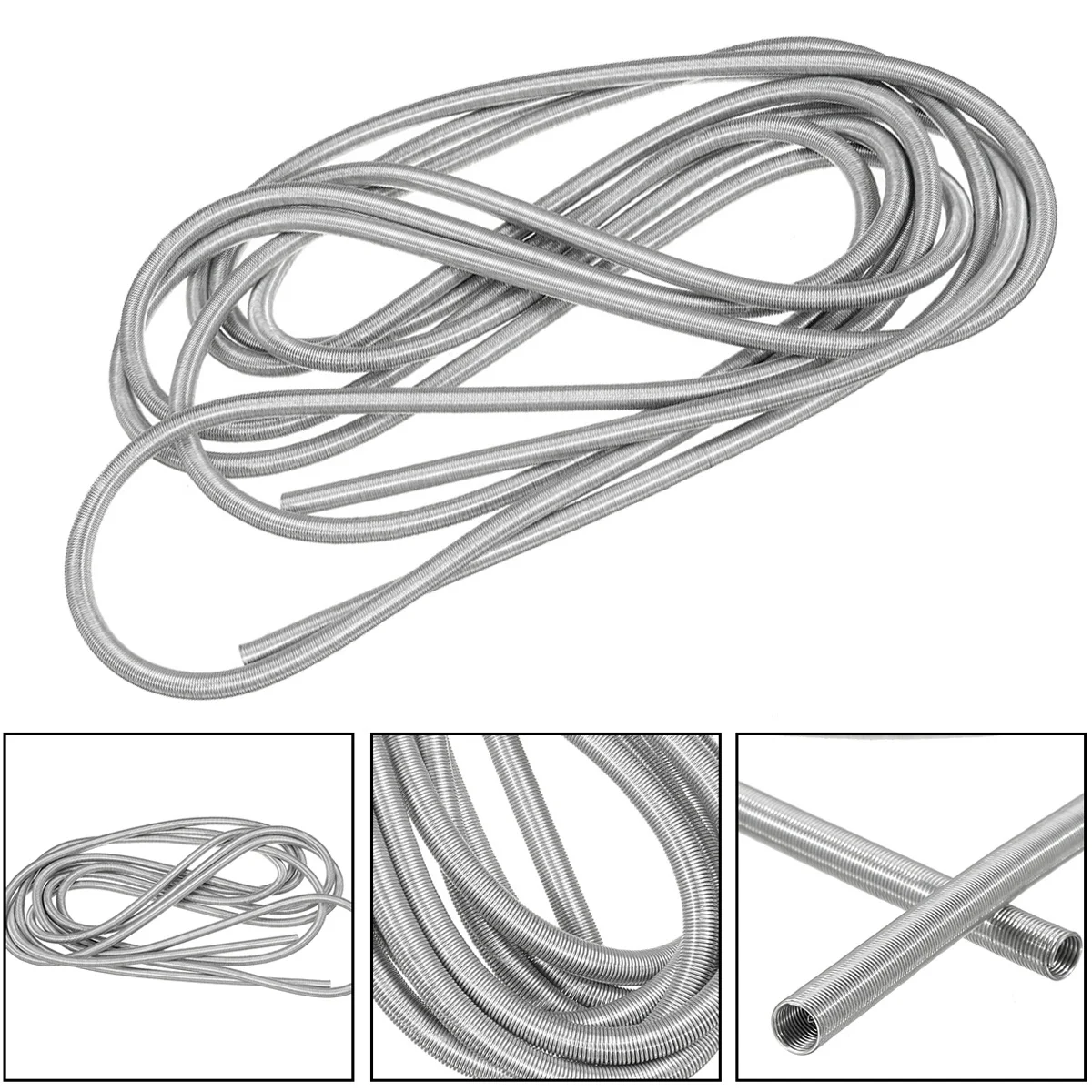 

High Strength Stainless Steel Brake Line Protector 316 Tube Guard Durable Easy Bend Automotive Brake Line Protector