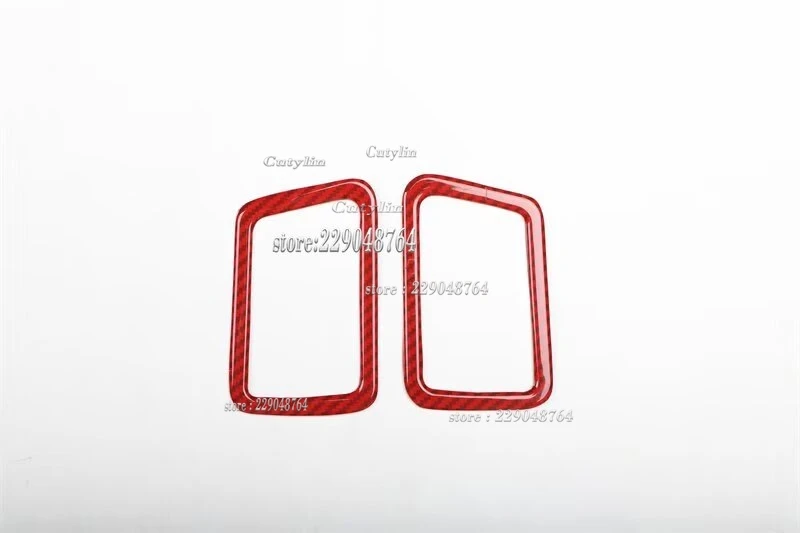 LHD RHD For Subaru WRX STI XV 2014-2020 ABS Red Carbon Fiber Gear Shift Panel Cover Trim Window Switch Frame Sticker Styling - view 5
