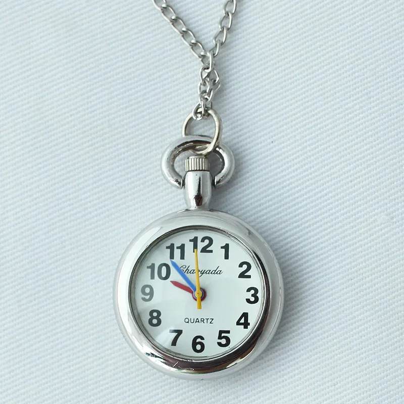 Kleurrijke Hanger Ketting Quartz Zakhorloge Vrouwen Dame Meisje Unisex Gift GL53 Jongen Meisjes Student Horloges