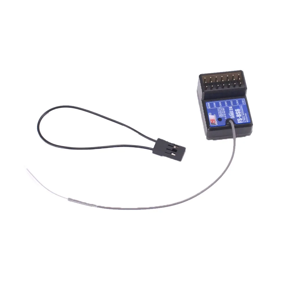 

FS-BS6 Receiver Built-in Gyro Fail-Safe for FPV RC Boat Car Remote control FS GT5 2.4G 6CH Transmitter