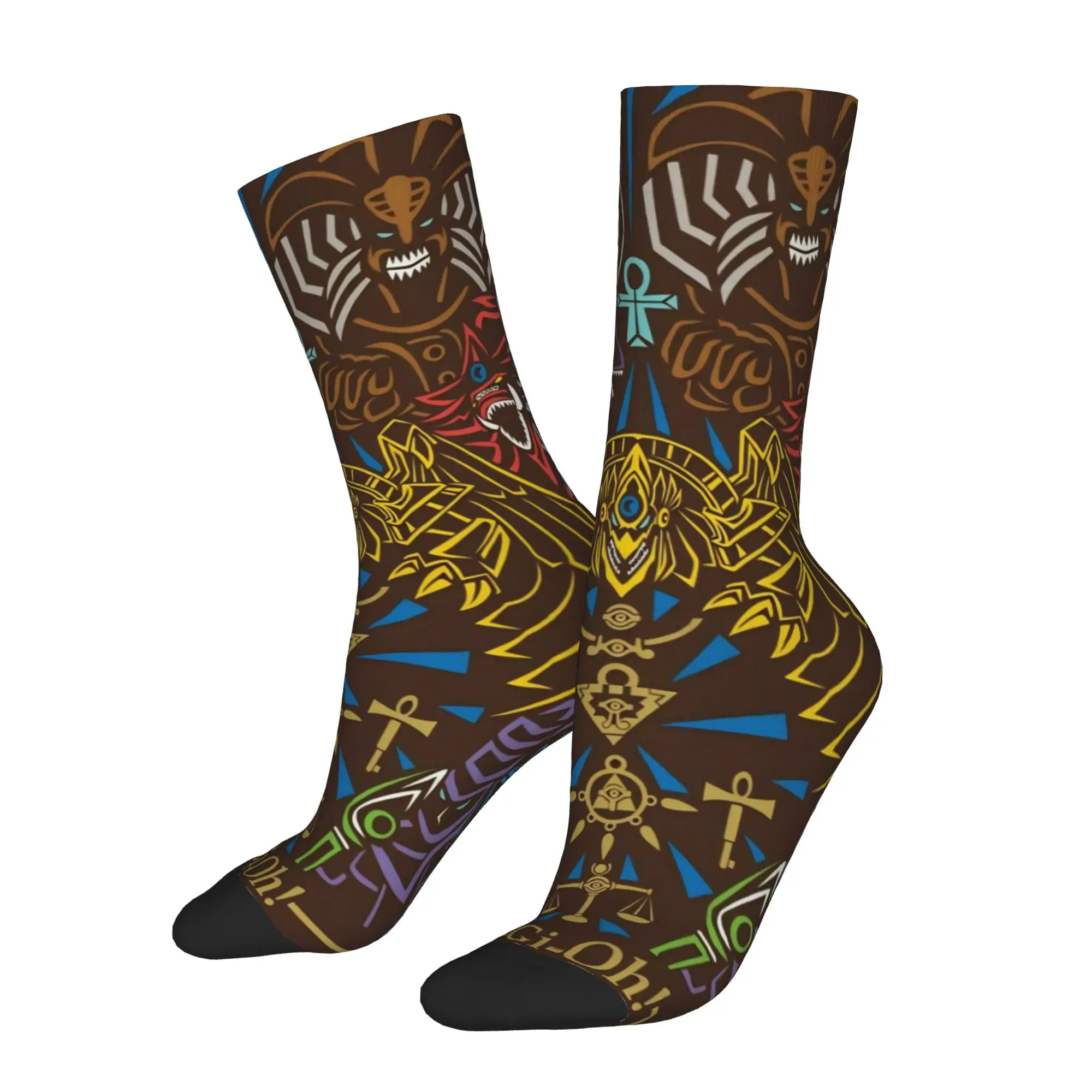Cozy Unisex Socks Yu-Gi-Oh  Merch Comfortable  Sport Stockings All Seasons