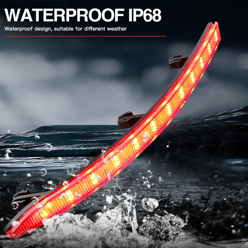 

2PCS for VW Tiguan 2008 2010 2011 2012-2016 LED Rear Bumper Light Reflector Tail Brake Lamp Car Red Warning Fog Lights 5N0945105