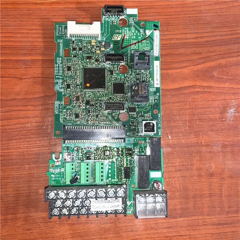 ETC740110-S1017-S1018 Yaskawa frequency converter A1000 main CPU board control IO wiring terminal board