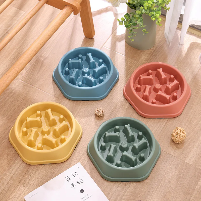 Dog Bowls Slow Feeder, 1.5 Cups Slow Feeding Small Medium Breed, Puppy Bowl for Fast Eater, Dog Dishes to Slow Down Eating maze