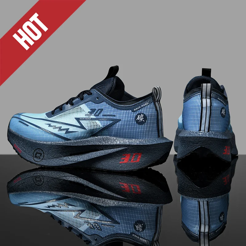 NEW Running Shoes Speciality Carbon Plate Marathon Men Sports Breathable Lightweight Male Comfortable Athletic Nonskid Sneakers