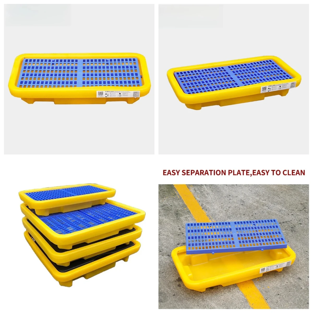 Scientific Laboratory Desktop Oil Spill Platform Oil Spill Container Tray for Waste Oil Storage