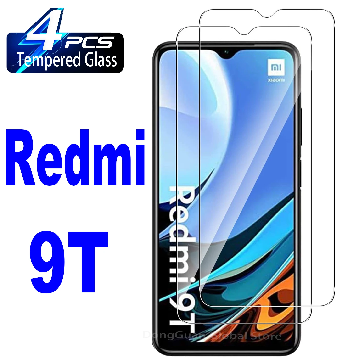 

For Xiaomi Redmi 9T Tempered Glass Screen Protector Glass Film No Compatible Xiaomi Mi 9T