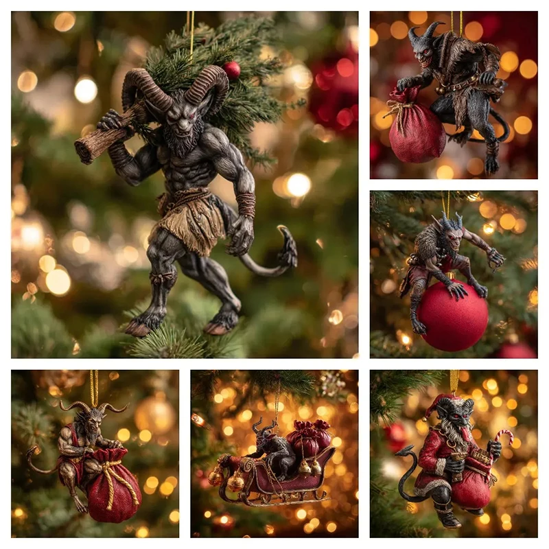 New Christmas Desktop Decorations For Home And Office, Acrylic Pendants