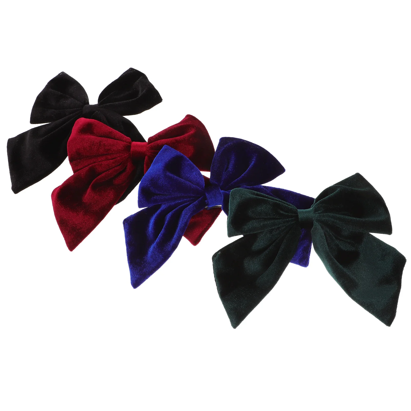 

4Pcs Exquisite Bow Hair Clip for Girl Lightweight Strong Hold Non-Fade Hair Bows for Kids Daily Party Occasions