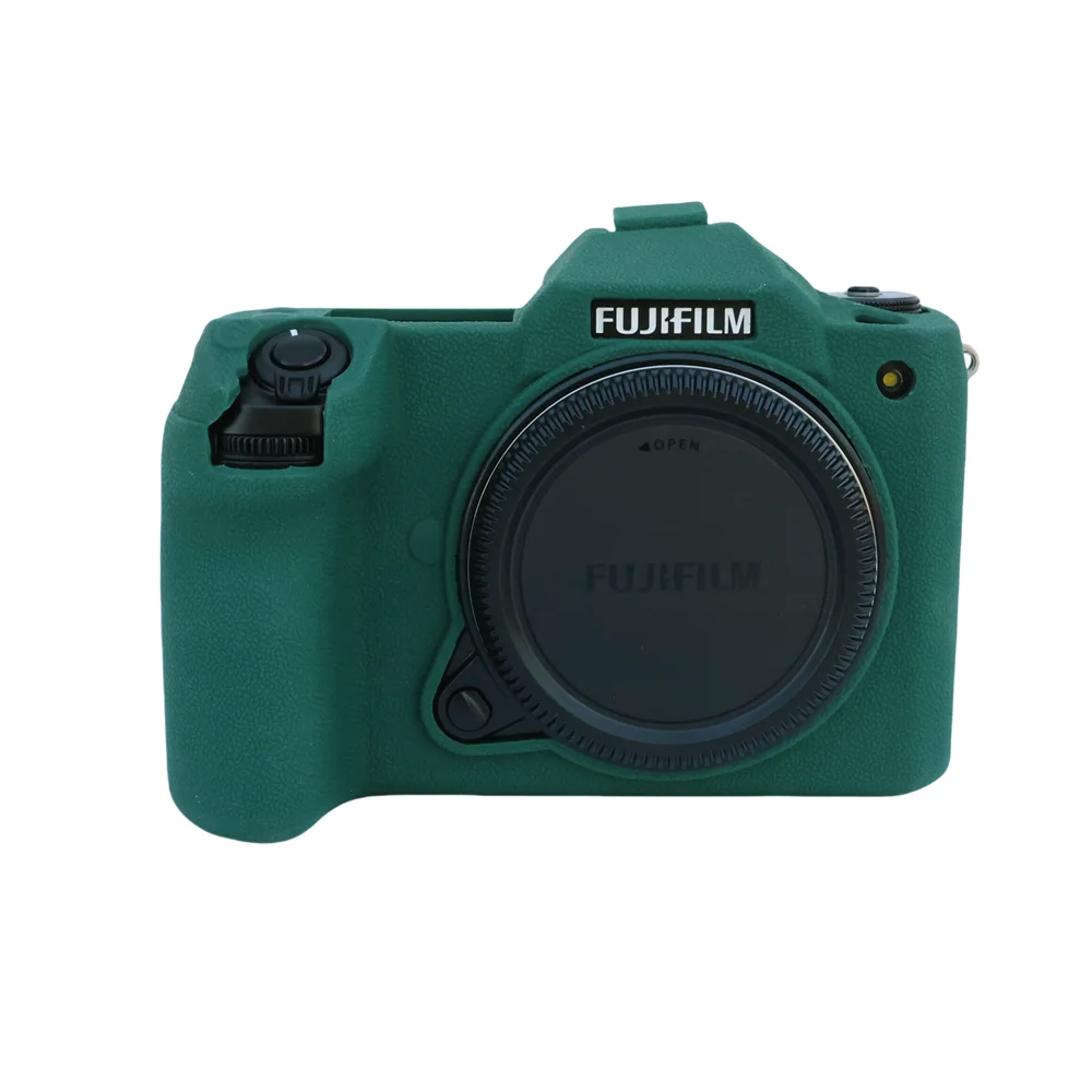 Silicone Rubber Case Body Cover Protector Frame Skin Housing for Fujifilm GFX100SII GFX100S GFX50SII Mirrorless Digital Camera