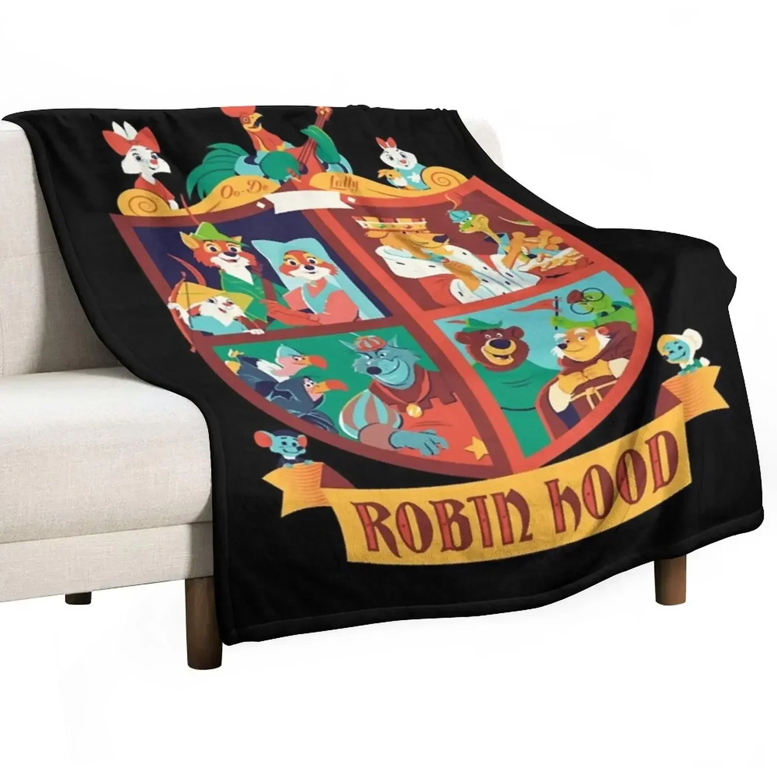 

New Robin Hood T-Shirt Throw Blanket Soft Plaid Thins Flannel Blankets