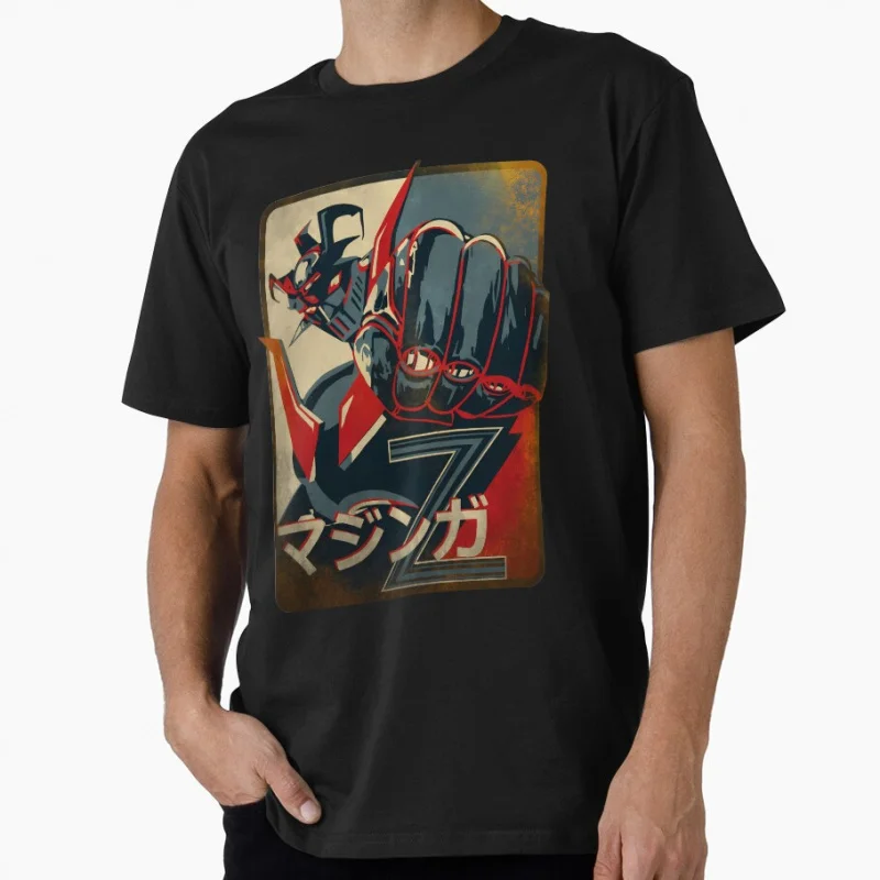 

Retro Mazingerss Z 1224 Classic Mecha Anime UFO Robot Grendizer Gift t shirt for man Y2K clothes All size Tops S-6XL Cartoon Tee