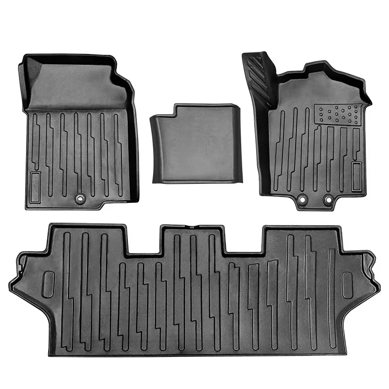 

TPE Floor Mats for Hiace 300 Series D Hong Kong Spec 2019+ Waterproof Scratch Resistant Odorless Custom Fit