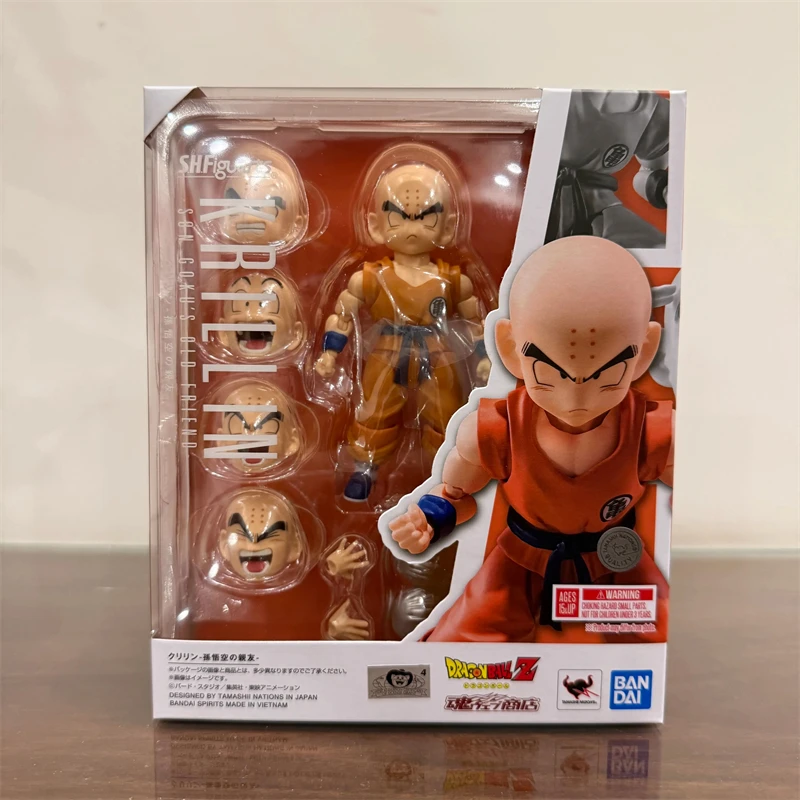 

Genuine Bandai Dragon Ball SHF Krillin SON GOKU'S OLD FRIEND Anime Action Figures Model Figure Toys Gift for Toys Hobbies Kids