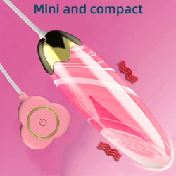 Remote Vibrator Mini Vibrator Sex Toys Personal BodyMassager Rechargeable Silent Strong ShockFemale Macturhator