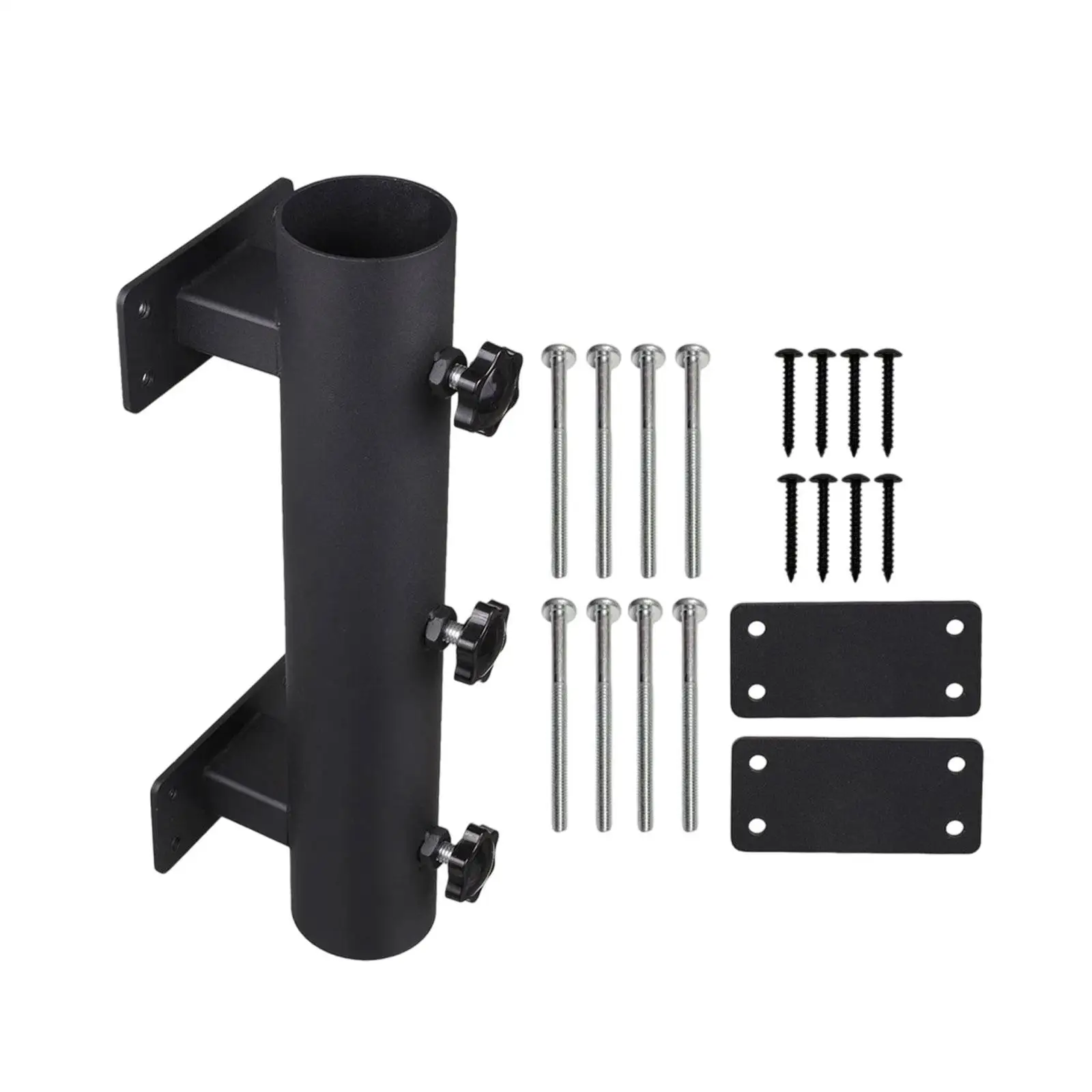 Patio Umbrella Holder Heavy Duty Fixing Clip Sturdy Metal for Deck Railing