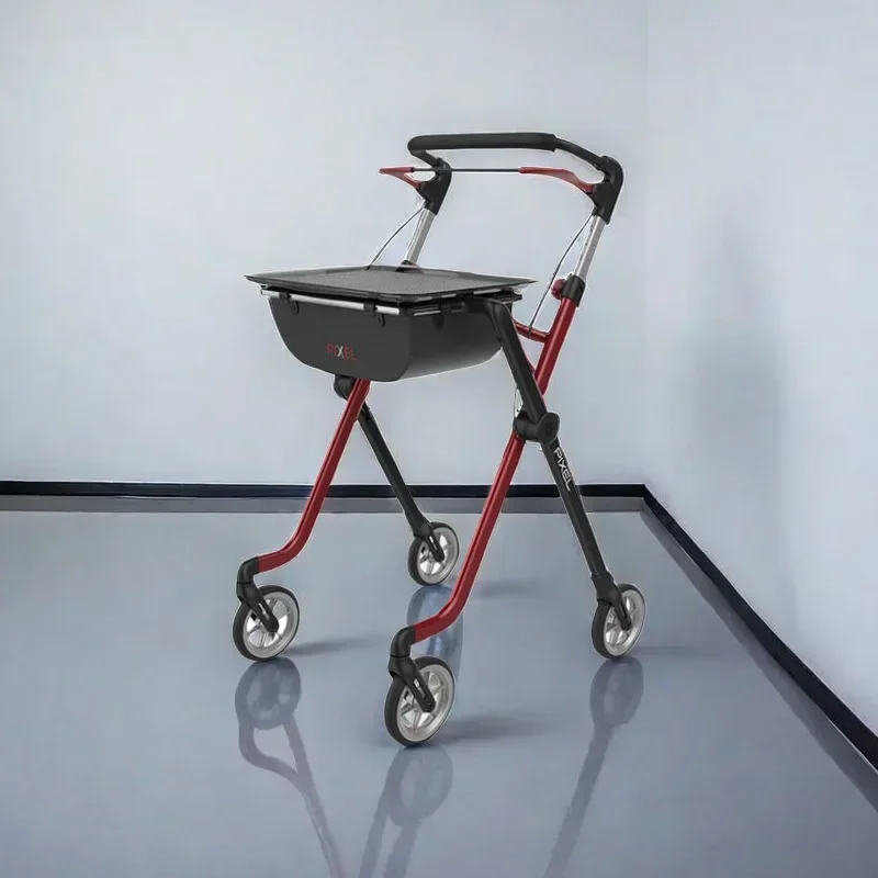 

No Need To Install Elderly Aids Four Wheeled Household Hand Pushed Walking Aids Walking Rehabilitation Walking Aids Furniture