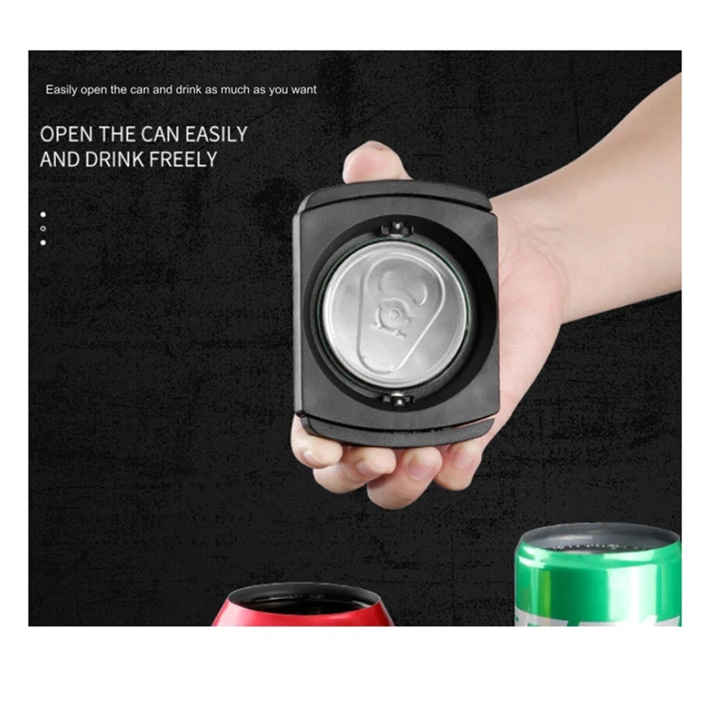 Abrelatas de refrescos con movimiento manual, abridor de latas de cerveza, abrelatas de doble propósito, removedor superior de latas