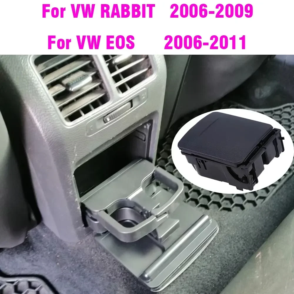 

For Jetta MK5 5 Golf MK6 6 For VW Golf 6 VI Central Console Armrest Rear Cup Drink Holder Interior Parts 1K0862532 1K0862532C