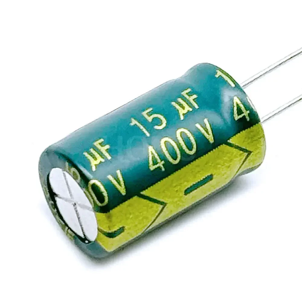 10PCS Aluminum Electrolytic Capacitor 400V / 15 UF 400V 15UF Electrolytic Kapasitor Size 10*17MM 20%