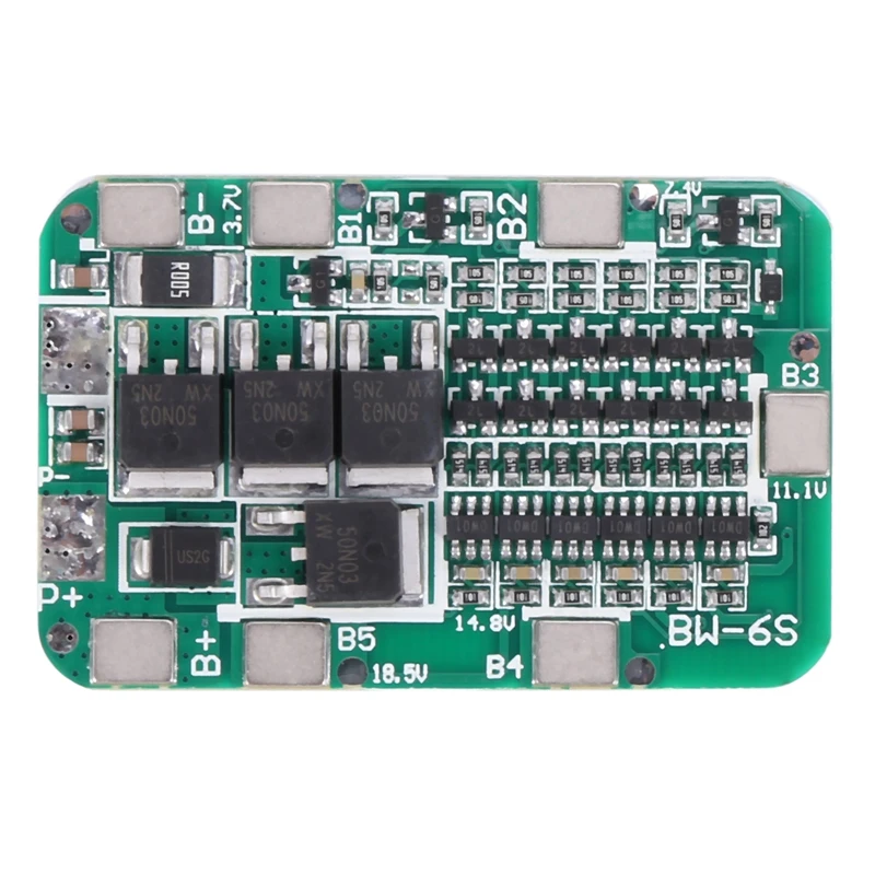 

6S 15A 24V PCB BMS зарядное устройство защитная плата для 6 18650 литий-ионный модуль литиевой батареи DIY Kit