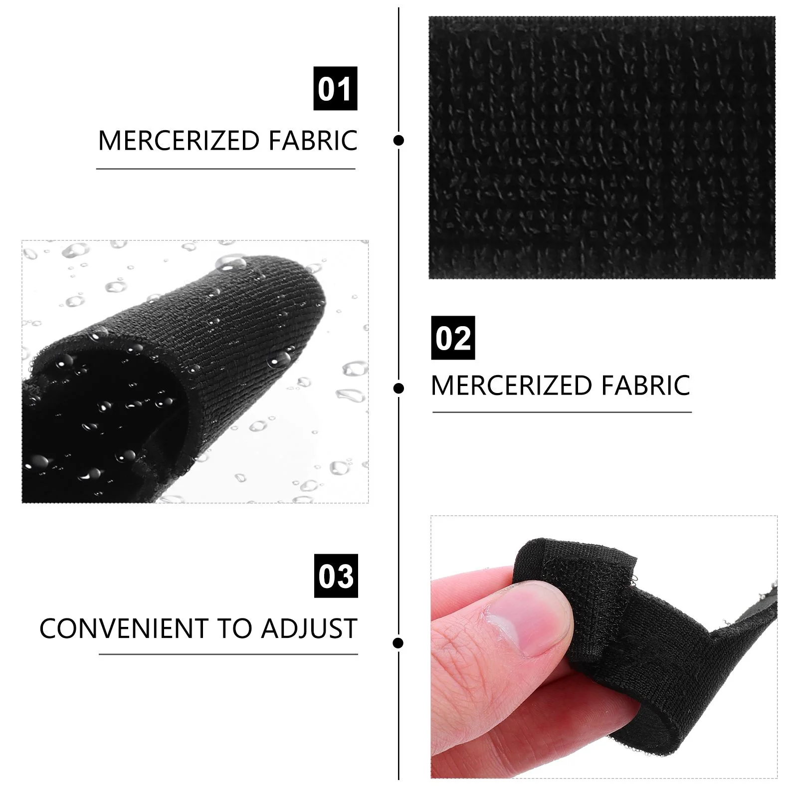 

2Pcs Fishing Rod Protective Covers Thickened Material Elastic Straps Waterproof Fishing Supplies Ties Professional Strap