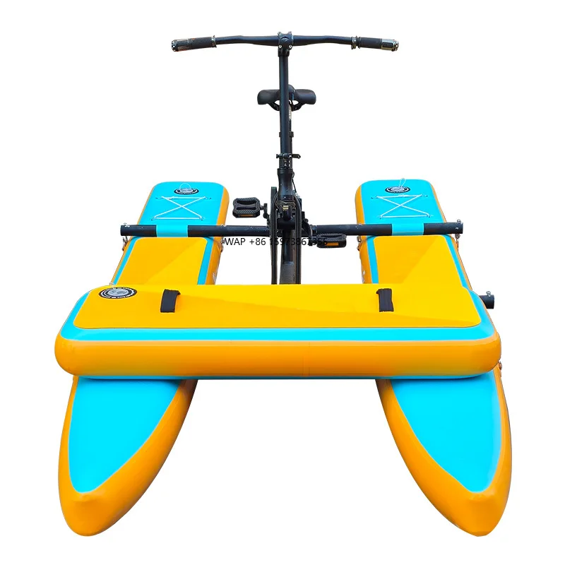

2025 Inflatable Water Bike Water Bike Pedal Boat for Single People