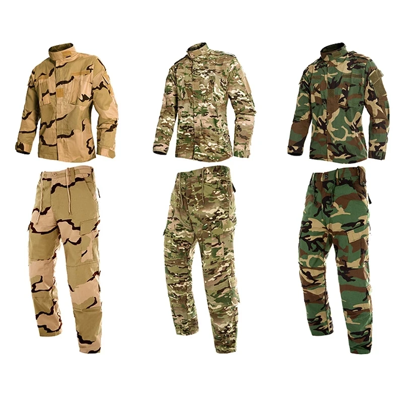 Military Uniform Camouflage Suit Tactical Military Airsoft Paintball Equipment Multicam Outdoor Cycling Training Combat Suits