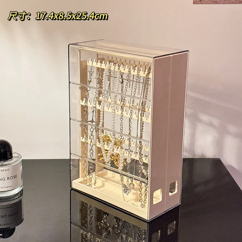 Anime Keychain Pendant Display Stand Acrylic Dustproof Storage Box - Doll Charm Holder Home Hooks Desktop Organizer
