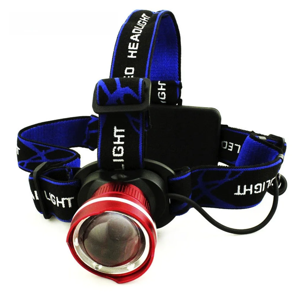 

For Hiking/Camping/Night Activities Adjustable Focus -T6 LED Headlamp Fishing/Biking Headlight Powerful 10W Output