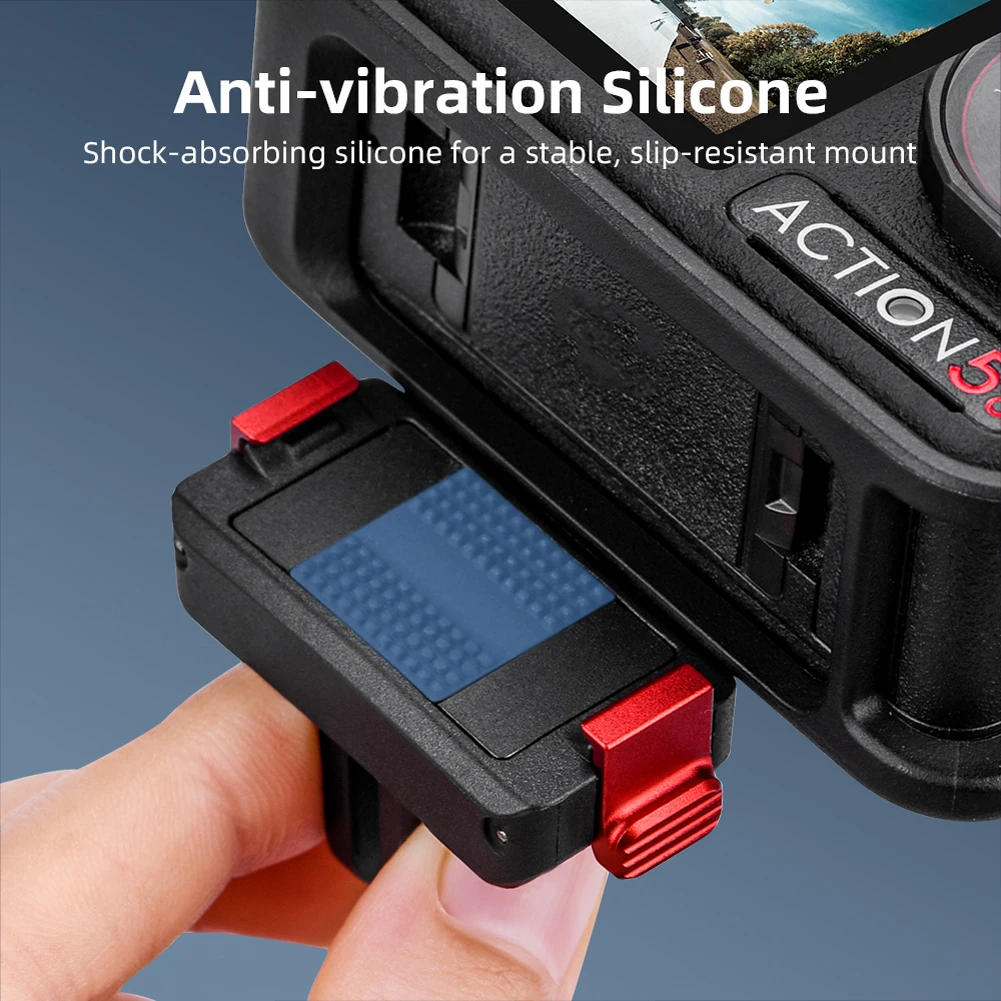 For DJI OSMO Action 5 Pro/4/3 Camera Extension Bracket Tripod Adapter Magnetic Quick Release Base Camera Expansion Accessories