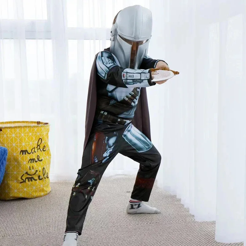 Anime Cosplay disfraces de Halloween para niños Anime Cosplay Galaxy Bounty Hunter Mandalorian disfraz fantasía armadura traje 72th