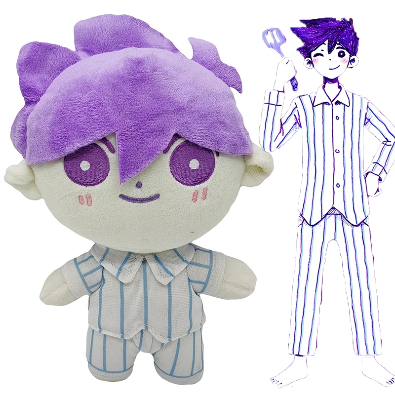

Omori Plush Toys Cartoon Stuffed Doll Pillow OMORI Sunny Plushies Figure Aubrey Kel Mari Merch Game Cosplay Props Peluche Gifts