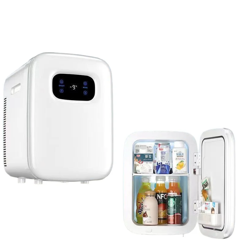 Mini car refrigerator, dual-purpose, small-sized, for students, cooling, single-person cosmetic heating and cooling box