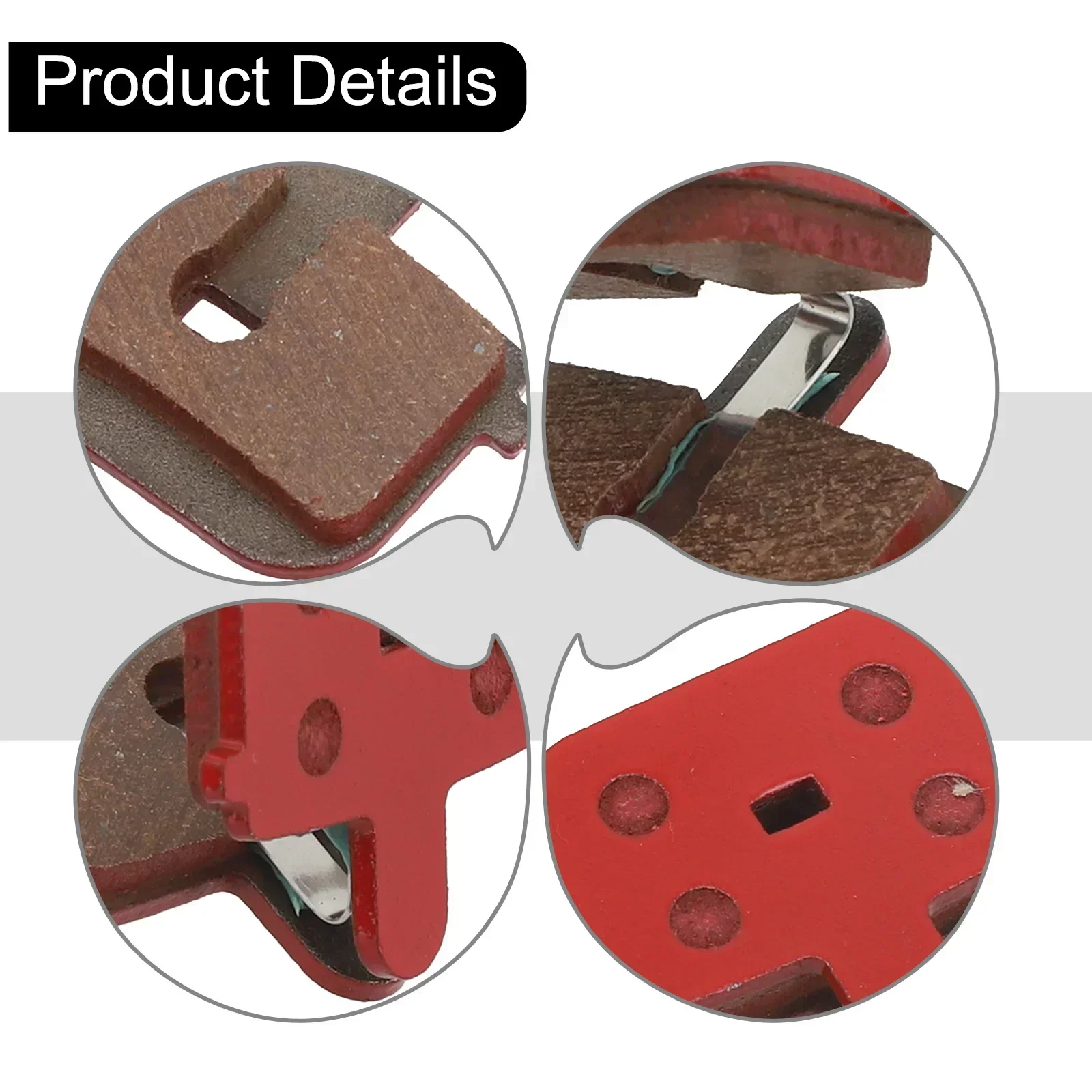 Efficient Semi Metal Disc Brake Pads For For Kugoo G Booster Electric Scooter Ensuring Smooth and Safe Braking