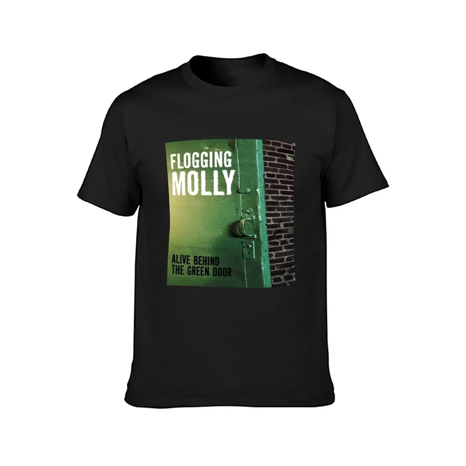 Flogging Molly alive behind the green door T-Shirt animal prinfor boys cute clothes Men's t-shirts