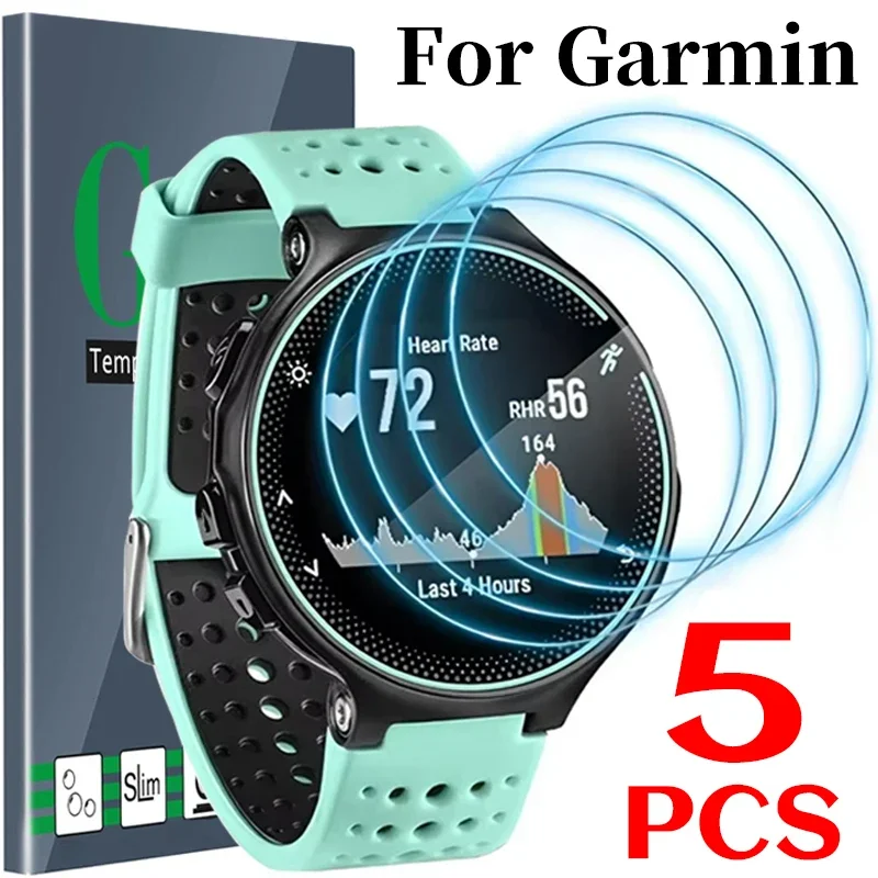 5/1PCS Tempered Glass Watch Screen Protector or Garmin Forerunner 165 965 945 935 220 225 230 235 255 735XT 620 Protective Films